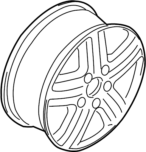 Wheel, Alloy 7L6-601-025-D-Z31