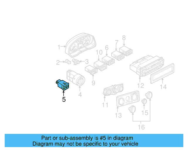 Instrument Light Rheostat 1J0-941-333-B-01C - View 5