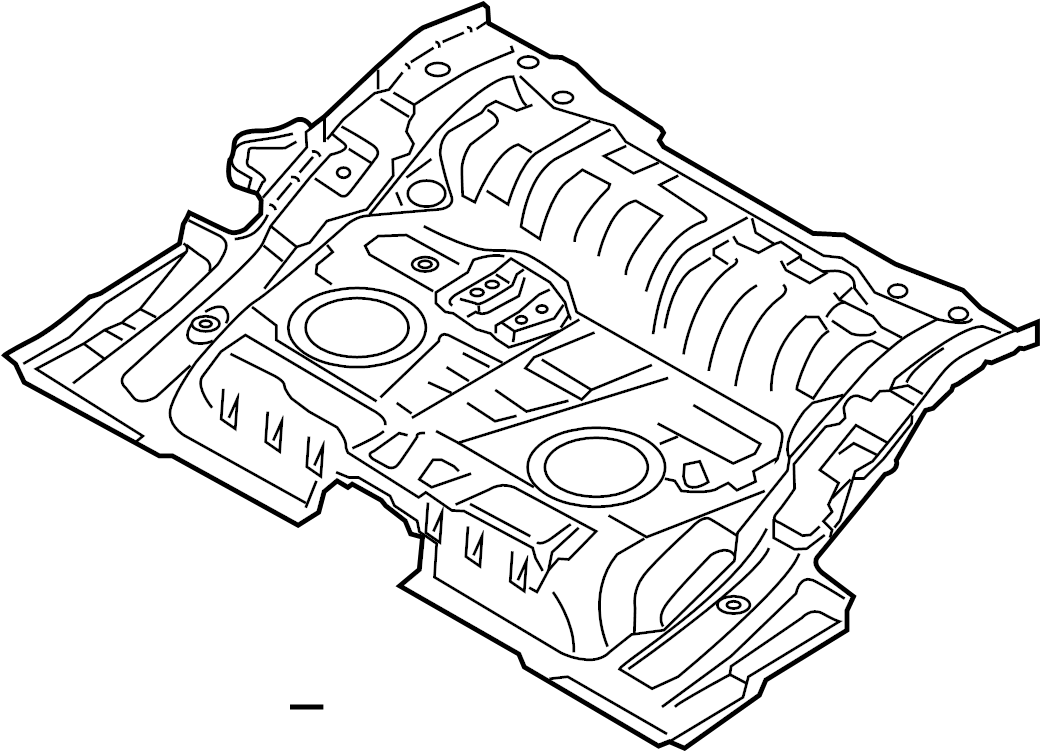 Center Floor Pan 7P0-802-011-A - View 15