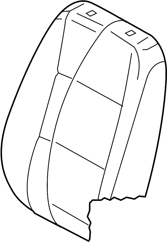 Seat Back Cover 5K3-881-805-CJ-VCH - View 5