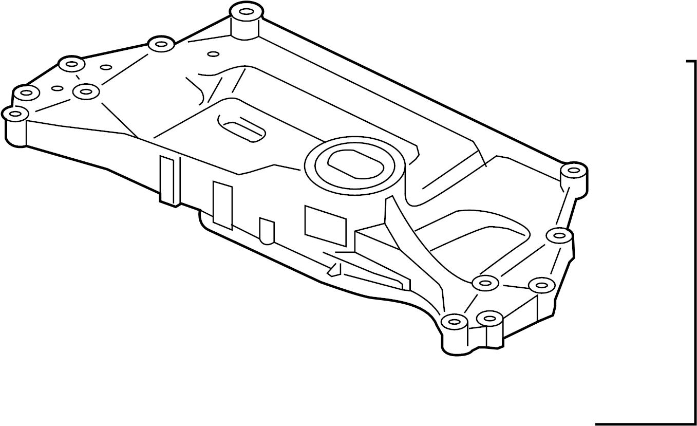Engine Cradle 1K0-199-313-AM