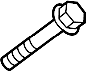 Suspension Strut Mount Bolt WHT-003-791 - View 3