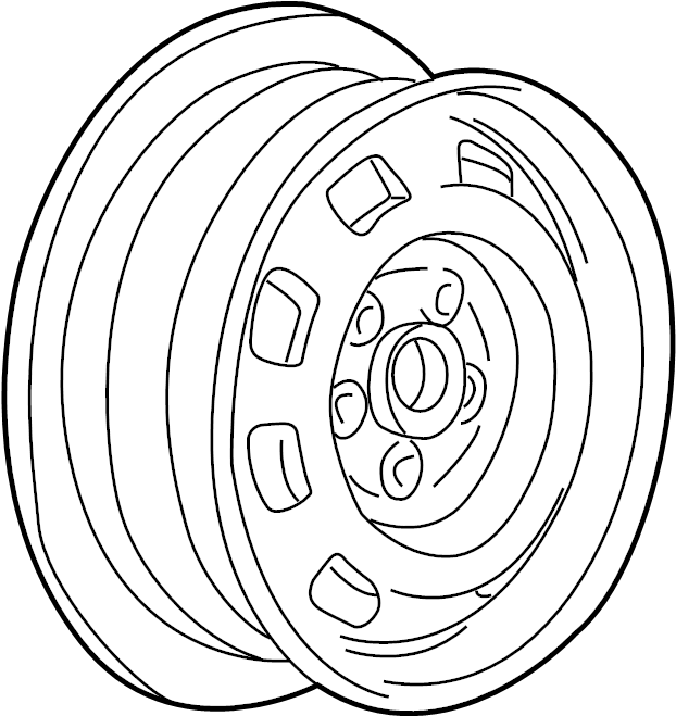 Wheel 7D0-601-027-A-091