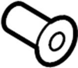 Wheel Opening Molding Clip 191-853-585-A - View 3