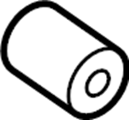 Wheel Opening Molding Clip 191-853-585-A - View 4