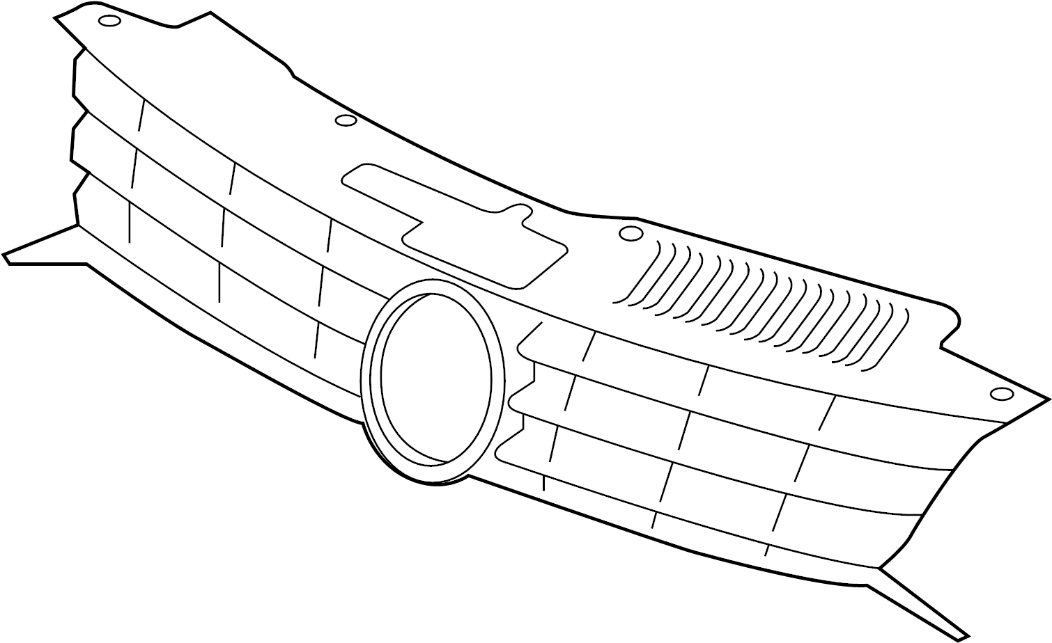 Upper Grille 1Q0-853-651-AK-FXC