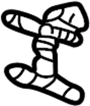 Center Bracket 1J0-886-187-E - View 5