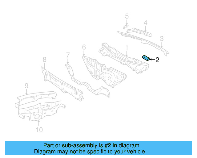 Balance Weight 1J0-802-273-A - View 3