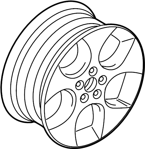 Wheel, Alloy 1K0-601-025-BB-8Z8
