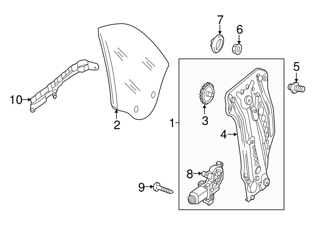 Window Regulator Cap N-911-139-01
