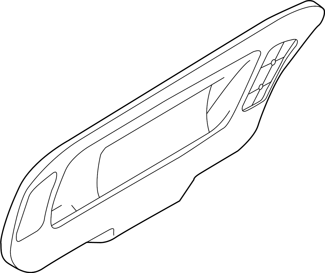 Lid Trim 561-867-605-F-82V - View 4