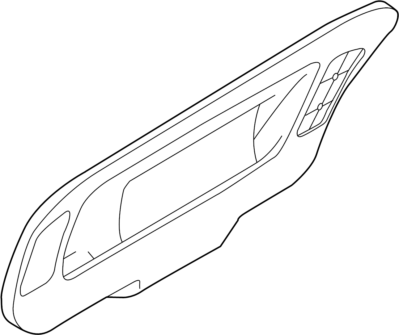 Lid Trim 561-867-605-F-82V - View 3