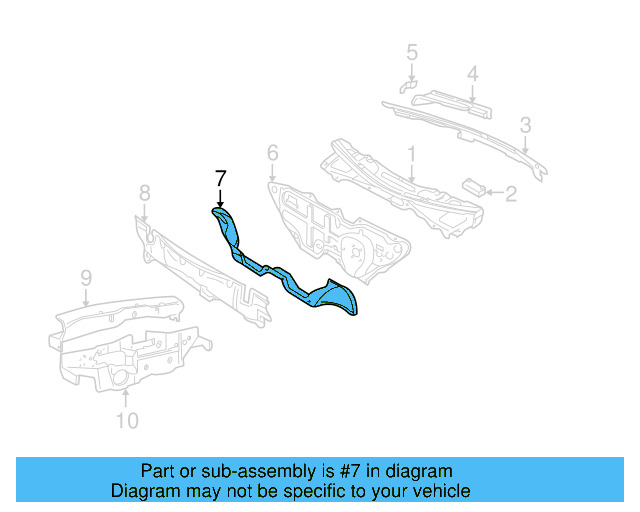 Firewall 1J0-803-187-B - View 4