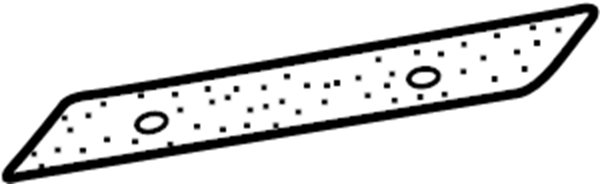 License Plate Bracket Insulator 8H0853419A - View 9