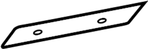 License Plate Bracket Insulator 8H0853419A - View 11