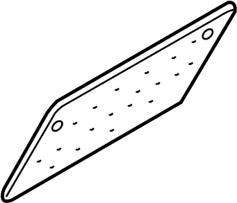 License Plate Bracket Insulator 8H0853419A - View 5