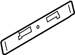 License Plate Bracket Insulator 8H0853419A - View 6