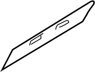 License Plate Bracket Insulator 8H0853419A - View 8