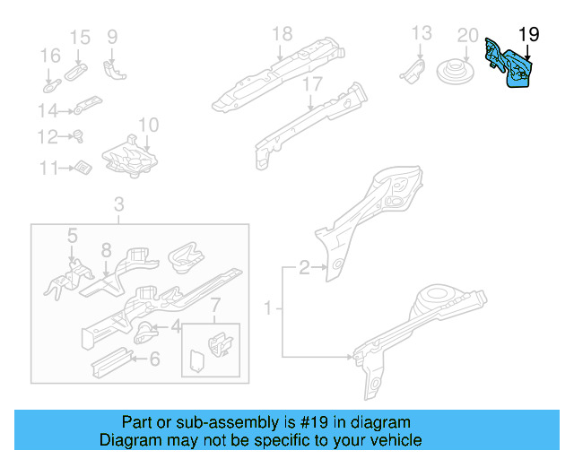 Mount Bracket 1K0-823-402-A - View 16