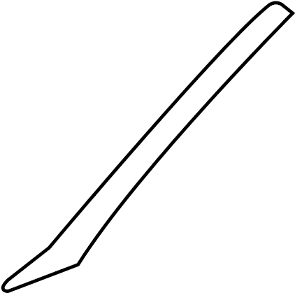 Windshield Pillar Trim 1J0-867-351-E-6K8 - View 9