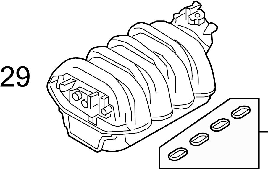 Manifold Gasket 079-198-717 - View 2