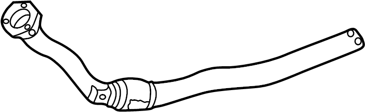 Intermediate Pipe 3B0-253-301-H - View 2