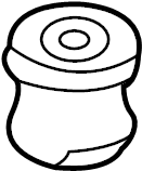 Engine Cradle Front Bushing 8D0-399-415-E - View 3