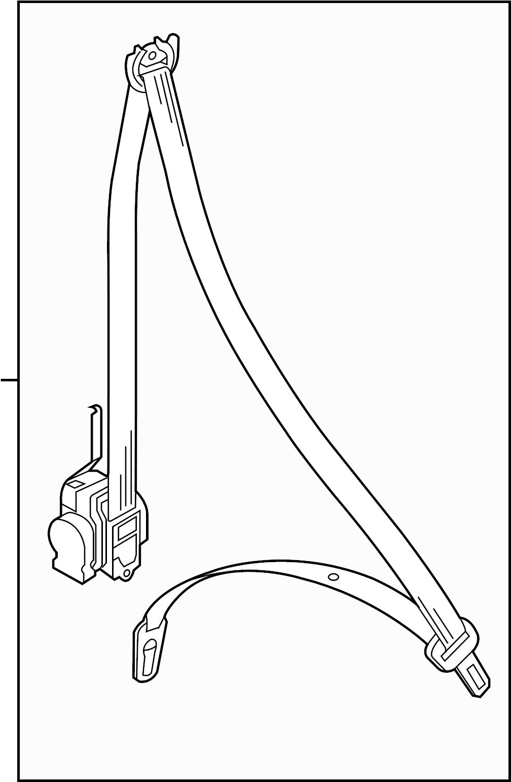 Seat Belt Assembly 7P0-857-706-F-HCP