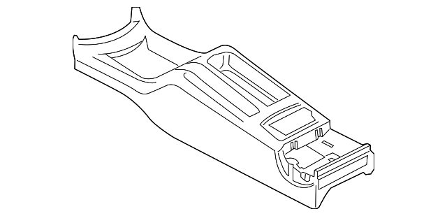 Rear Console 1J0-863-323-S-4TE