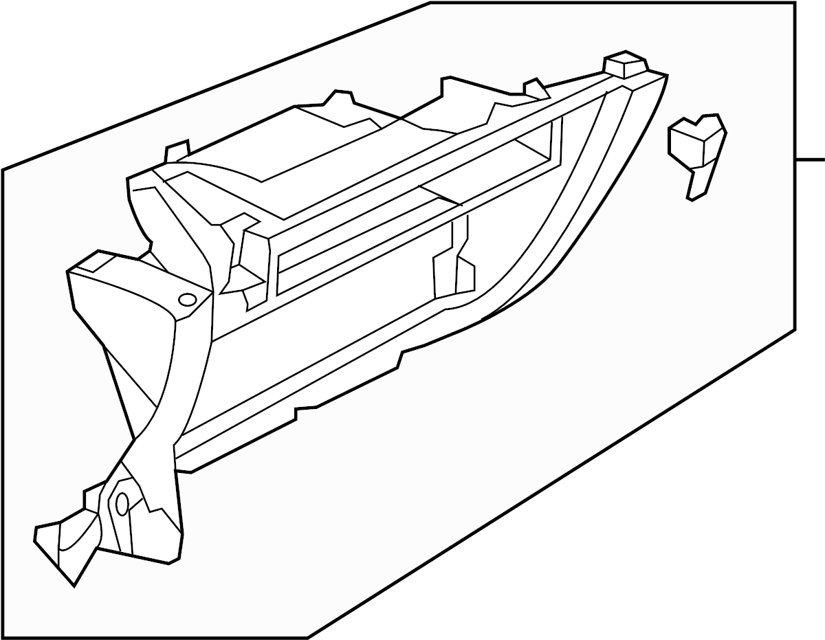 Glove Box Frame 5GM-857-101-B-ZA2 - View 3