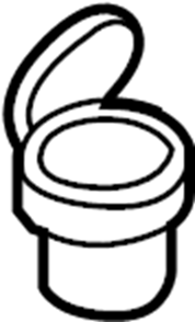 Ashtray 1C0-857-961-P-3SG - View 2