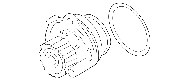 Engine Water Pump 06A-121-012-G - View 3