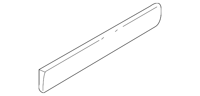 Body Side Molding (Unpainted) 1j4853754bgru - View 5