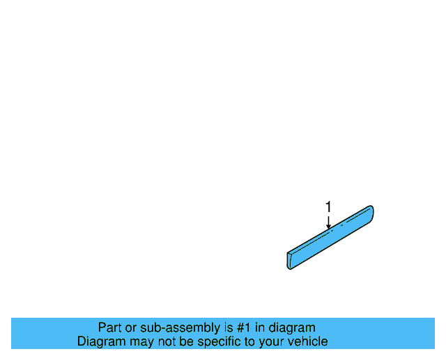 Body Side Molding (Unpainted) 1j4853754bgru - View 8