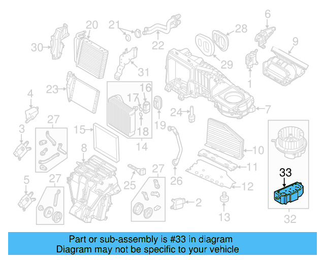 HVAC Blower Motor Control Module 3C0-907-521-G - View 31