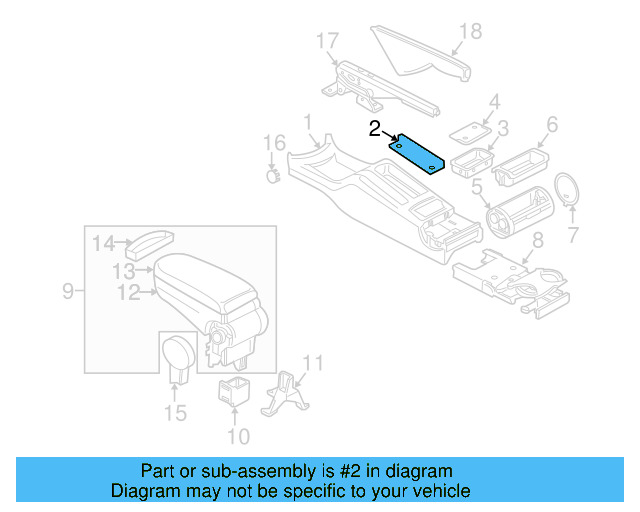 Console Mat 1J0-863-328-B-B41 - View 5
