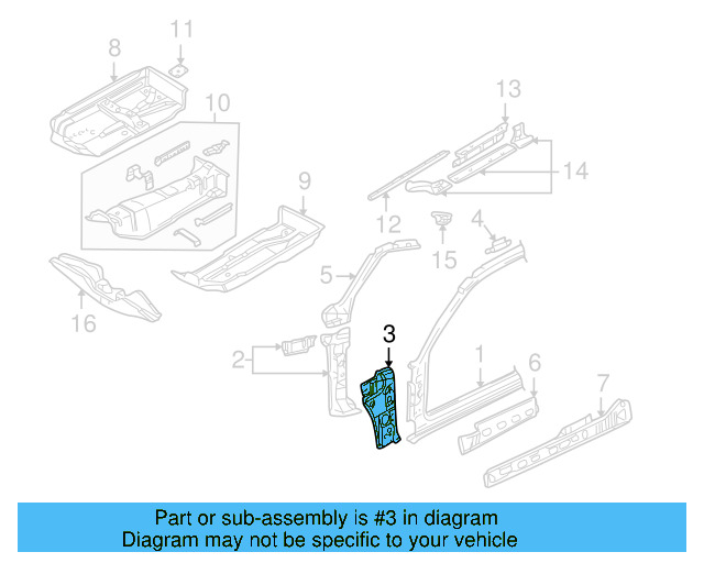 Inner Reinforced 1J0-802-123-C - View 5
