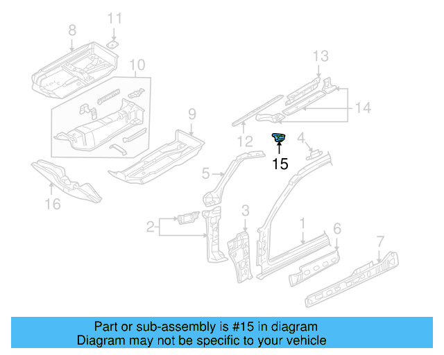 Corner Reinforced 1J0-803-079-B - View 22