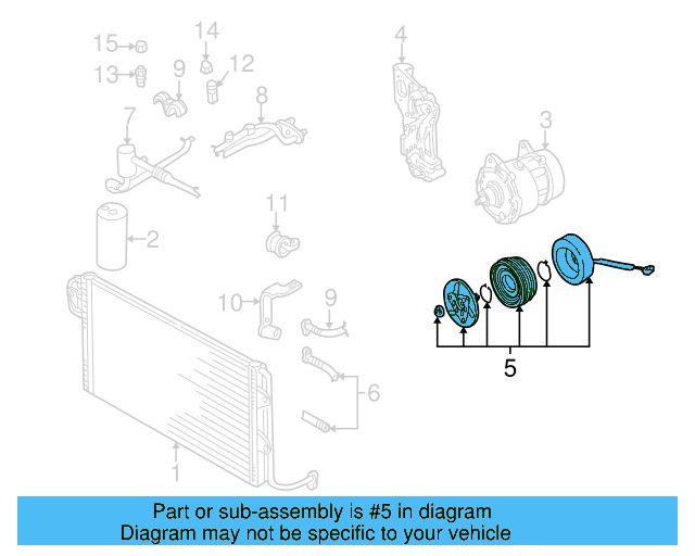 A/C Compressor Clutch 1J0-820-811-A - View 8