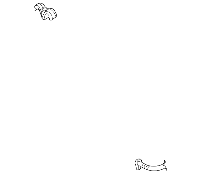 A/C Refrigerant Line Bracket 1J0-820-769-E