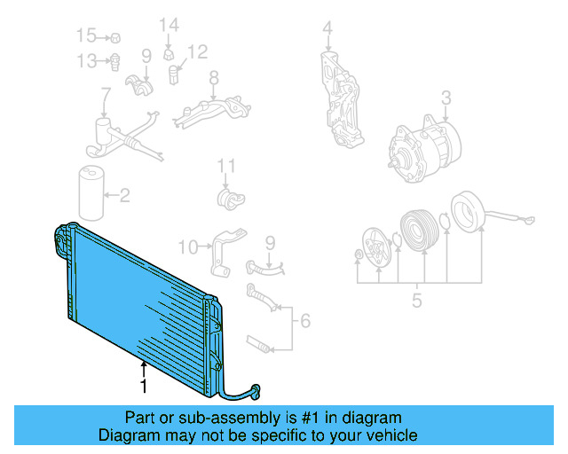 Condenser 1J0-820-413-N - View 10