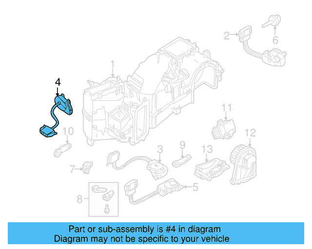 HVAC Air Inlet Door Actuator 8D2-820-511-C - View 7