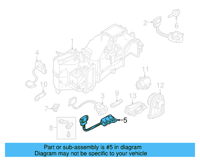 HVAC Air Inlet Door Actuator 1J1-907-511-D - View 17