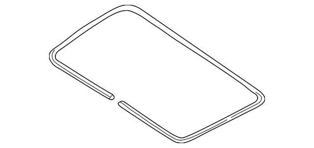 Sunroof Glass Gasket 8D0-877-297 - View 33