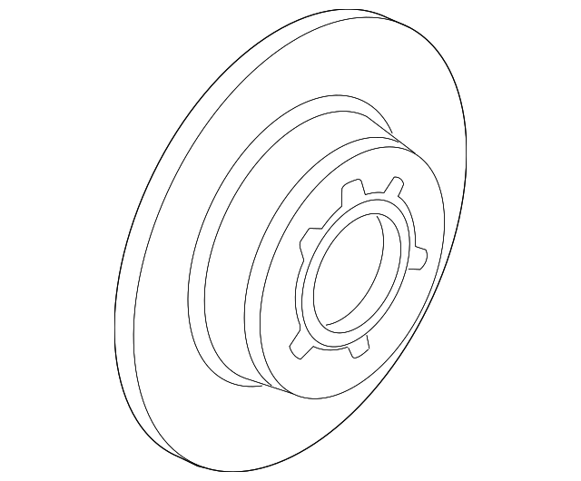 Disc Brake Rotor Rear 8N0-615-601-B - View 5