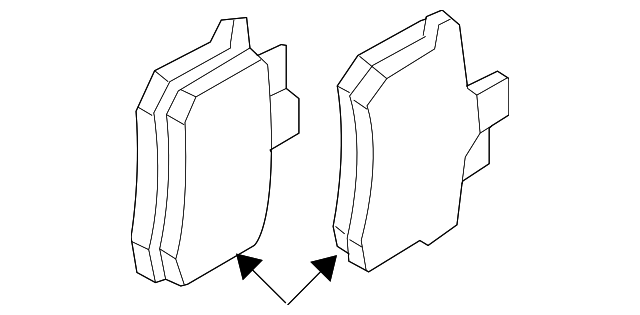 Brake Pads Rear 1J0-698-451-L - View 3