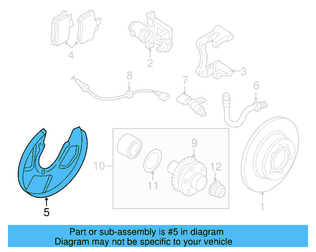 Splash Shield 8L0-615-611 - View 3