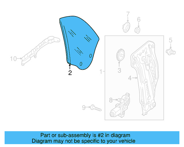 Quarter Glass 5C3-845-041-F - View 4