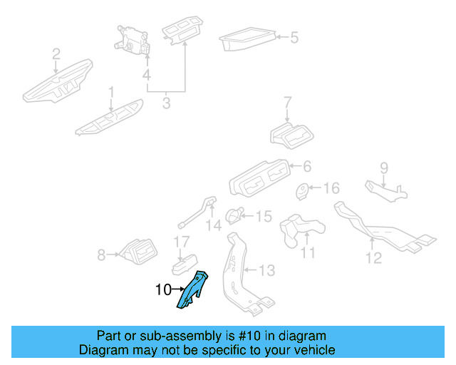 Floor Duct 3C1-819-151 - View 14
