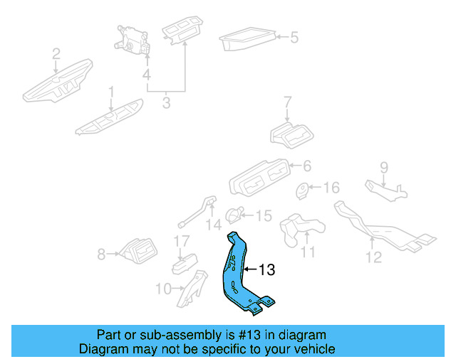 Rear Duct 8U0-819-801-A - View 5